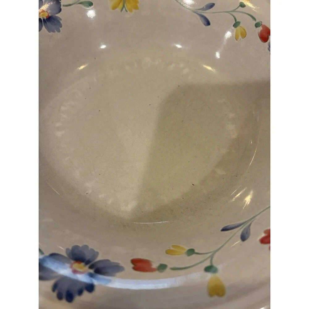 Savoir Vivre Summer Garden Set- Platter, Creamer, Bowls, Saucer Cup Set of 16